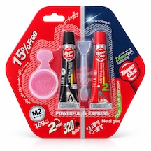 Zipper Glue Çok Amaçlı Çift Karışım Mat Yapıştırıcı 16 Gr 2'li Set