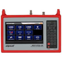 Alpsat As07stca-4k Dvb S-s2/t-t2/c/j.83b /ısdb-t Combo Sinyal Analizörü