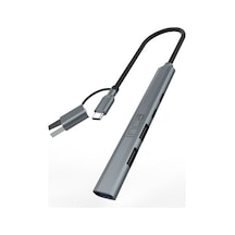 Inca Iutp-06t Usb 3.0 Type-c 3.1 Hub 1 X Usb 3.0 +2 X Usb+type-c+pd100w 2.0 Alumınyum Kasa Çoklayıcı Diğer