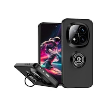 Redmi Note 14 Pro 4g Kılıf Montreal Yüzüklü Silikon Kapak - Siyah Bzsxx00 1