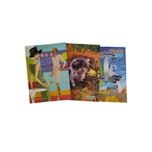 Defter 120 Sayfa Dikişli Karton Kapak A4 Defter . 3 Adet