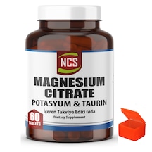 Ncs Magnezyum Sitrat Potasyum Taurin 60 Tablet + Hap Kutusu