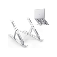 Katlanır Alüminyum Notebook Standı Ayarlı Laptop Tutucu Apple Uyumlu MacBook