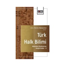 Türk Halk Bilimi Alanında Uluslararası Araştırmalar-ıı / Mehme...