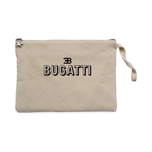 Bugatti Text Krem Clutch Astarlı Cüzdan / El Çantası Krem