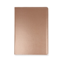 Galaxy T290 Tab A 8 Kılıf 360 Tablet Deri Kılıf - Rose Gold Arka Kapak