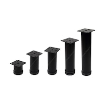 Metal Mobilya Ayağı 42mm Siyah