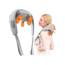 Cbtx 6d El Hissiyatlı Yoğurmalı Isıtmalı Kas Ağrısı Giderici Omuz Ve Boyun İçin Şarjlı Masaj Aleti Mavi