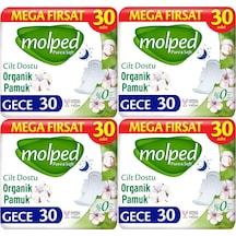 Molped Pure & Soft Hijyenik Ped Gece 4 x 30'lu