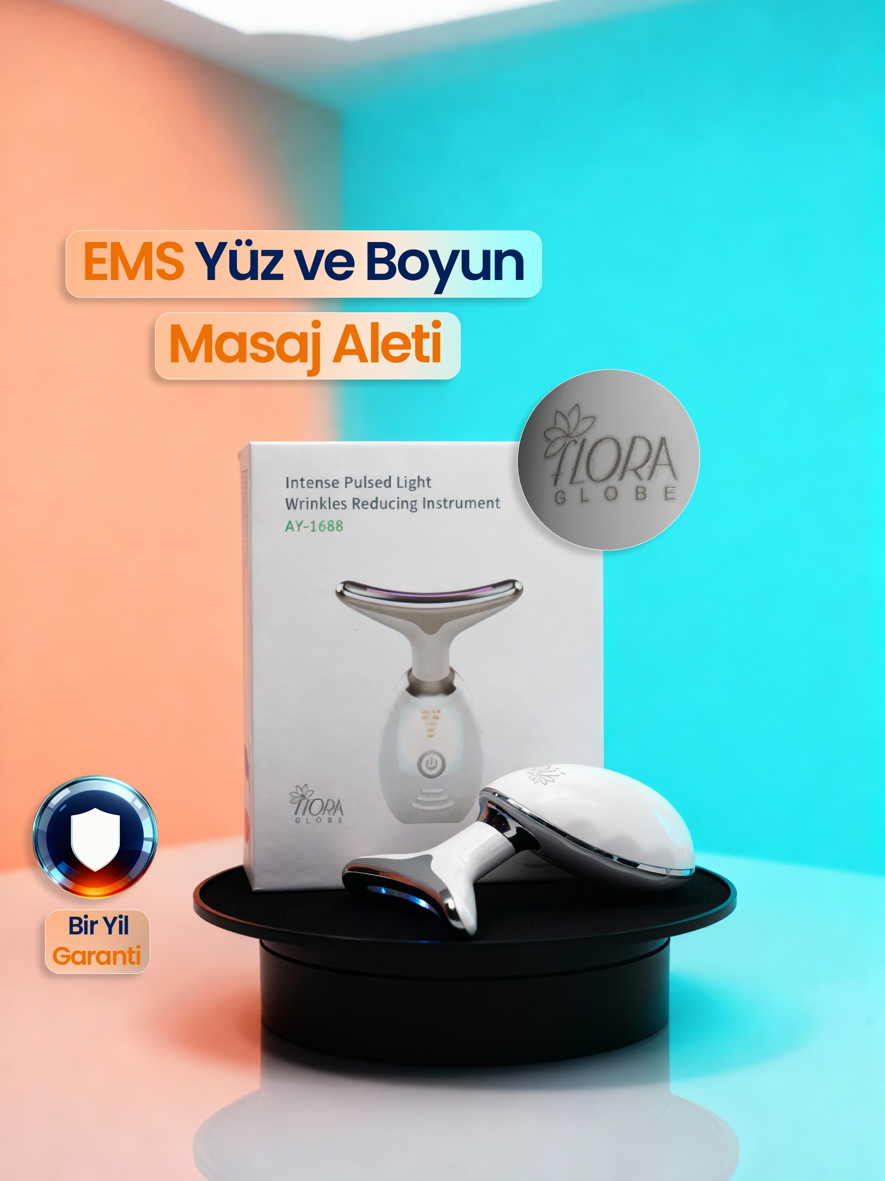 Flora Globe Ems Boyun Gerdirme Ve Yüz Masaj Aleti Cilt  Cihazı