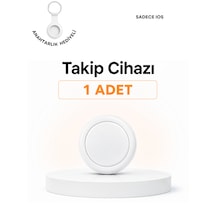 Beylini Tag Takip Cihazı Kablosuz Apple iOS Bul Uyumlu Lisanslı Araç Çocuk Anahtar Takip Sistemi Silikon Anahtarlıklı Akıllı Takip Cihazı Apple iOS Find My Uyumlu Tekli Paket