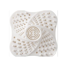 Lebıhmurah Bf581 Vantuzlu Yer Sifonu Kanalizasyon Saç Filtresi, Banyo Saçı Engelleme Önleyici, Evye Filtresi Beyaz