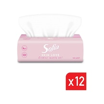 Sofia Skin Love Pudralı Mendil 100 lü 12 Paket