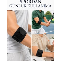 Trendexa Mey İthalat Epikondilit Bandajı Ayarlanabilir Tenisçi Ve Golfçü Dirseği Destek Bandı