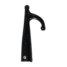 Hook Plastic. Female. W/1 Ends. 30Mm. Black