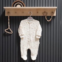 Tiffany Baby & Kids Tiffany Baby Moon Theme Fermuarlı Patikli Tulum 35040 Ekru