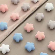 10 Adet Mavi Çiçek-10 Adet Yatak Çarşafı Battaniye Klipsi Elbise Mandalları Kapakları Man Klip Tutucu Yorgan Ev Gereçleri 47116734