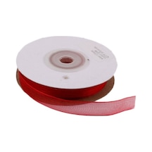 Tüfekçioğlu Organze Kırmızı Renkli Kurdele 10Mm.