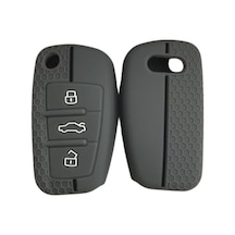 Audi Uyumlu A1 A3 A4 A5A 6A A7 Q3 Q5 Q7 Silikon Anahtar Koruma Kılıfı
