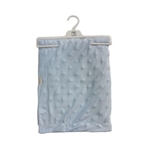 Bibaby Embossed Star 90x108 Battaniye 64728 Blue Diğer Çok Renkli