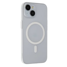Joko Apple Uyumlu iPhone 15 Plus Tuna Pc Slim Magsafe Kapak - Şeffaf 0.2M-Çok Renkli