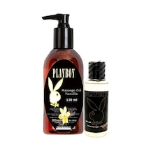 Playboy Aromaterapi Vanilya Massage Oil 120 Ml + Çikolata Aromalı Massage Vücut Masaj Yağı 50 Ml