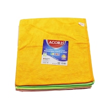 15 Adet Acord Kod-536 Dökme 40x40cm Renkli Mikrofiber Temizlik Bezi Ekstra Emici Tüm Yüzeyler İçin Çok Renkli
