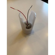100 Lü Paket- Beyaz Kasa- 12v Beyaz Işık Tente İçi Led Spot Armatür Beyaz Işık 12v