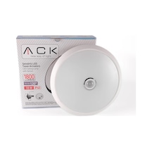 Ack 18w 6500k Sensorlu Led Tavan Armaturu Acil Kitli Beyaz