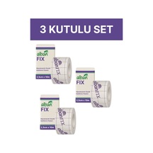 Fix Elastik Sabitleme Bandı 2,5cm X 10m, 3 Kutulu Set. Elastik Non-woven Medikal Flaster