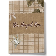 Vintage Serisi 5 Bir Hayal Kur A6 Çizgili Mini Defter Not Defteri Çok Renkli