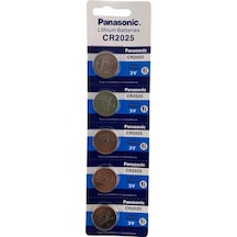 Panasonic Cr2025 3v Lityum BApple Uyumlu iOS Baskül Terazi Pili 5 Li Kartela 5 Adet