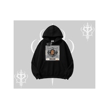 Tarzsokak Kapşonlu Sweatshirt Fossilized Skull Underground Archive Siyah