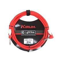 Kirlin Lgı-202-3M-Rd 3 Metre Enstrüman Kablosu Gitar Kablosu .