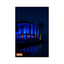 20cm 6w Led Wallwasher Mavi Dış Cephe, Minare, Bahçe Aydınlatma Iç-dış Kullanım Ip65