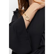 Yuvarlak Taşlı Bileklik Gold 16677887