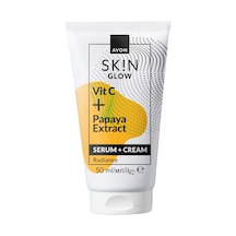 Avon Skin Glow Radiance Işıltılı Görünüm Veren Serum + Krem 50 ML