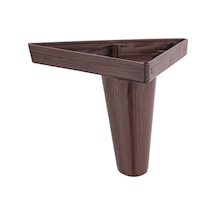 Mobilya Ayağı Koltuk Baza Chester Çekyat 12 Cm Mina Ayak Ceviz 16 Adet