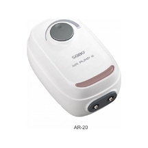 Sobo Ar-20 Ayarlanabilir Sessiz Çift Çıkışlı Akvaryum Hava Motoru 4w 2x3.5 L/dk