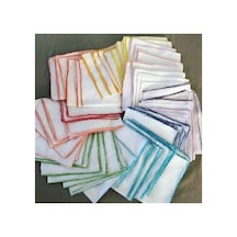 Veramoni Unisex Oyalı Bebek Ağız Mendili Ter Bezi 10lu Paket renkli