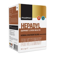 Pharmax Hepadyl 30 Şase Kedi Ve Köpek Karaciğer Destek Takviyesi Silimarin, Enginar & Detoks Tozu