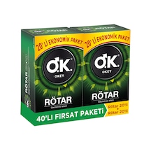 Okey Rötar Prezervatif 2 x 20'li