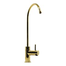 Rainwater Tekli Ledli Altın gold Renkli Su Arıtma Musluğu Gold