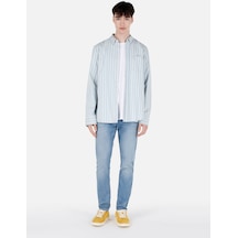 Colin's Colins 035 Ryan Dar Kesim Orta Bel Dar Paça Mavi Erkek Pantolon Denim