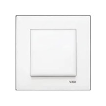 Viko Karre Meridian Beyaz Tekli Anahtar - Çerçeveli Tam Set 90967001 Diğer