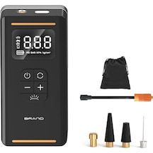 Lemestar 7.4v Akıllı Kablosuz Araç Şişirici - Bisiklet Lastiği, Top Hava Atıcı - Işık, Uyarı Işığı Ve Güç Paketi Fonksiyonlarıyla