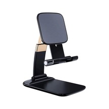 Ayarlanabilir Katlanabilir Ergonomik Telefon Tutucu Standı Ve Tablet Tutucu Standı Desk Holder Oynar Başlıklı Kaymaz Zemin Tabanlı Stand Siyah