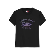 Kadın New York City Logo T-shirt - Siyah-8396 Black