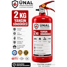 2 Kg Yangın Söndürücü Tüpü Ruhsata Uygun Tüvtürk Uyumlu 2026-2030 Tse Ce Belgeli 4 Yıl