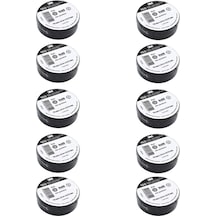 10 Adet 3M Temflex PVC Siyah İzole Bant Elektrik Bandı